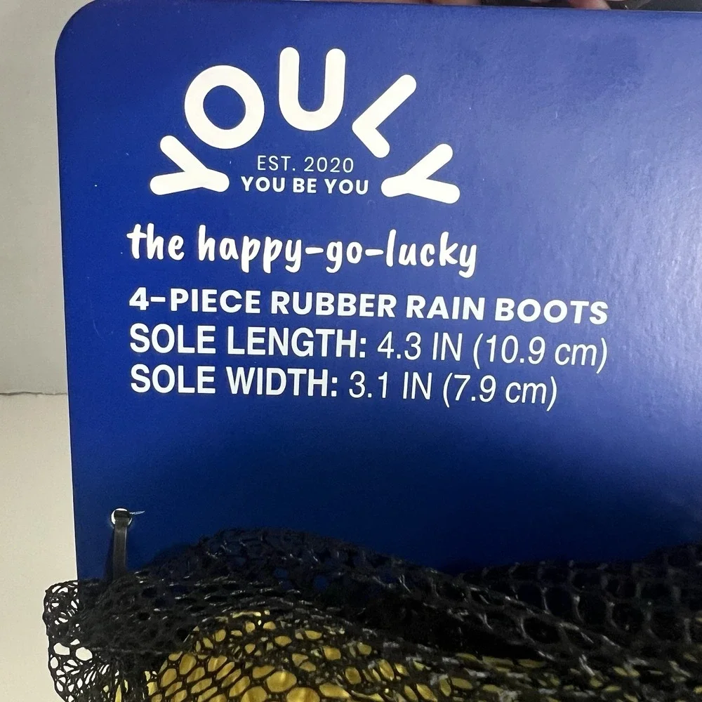 Youly brand silicone rain boots designed for dogs Size XL
